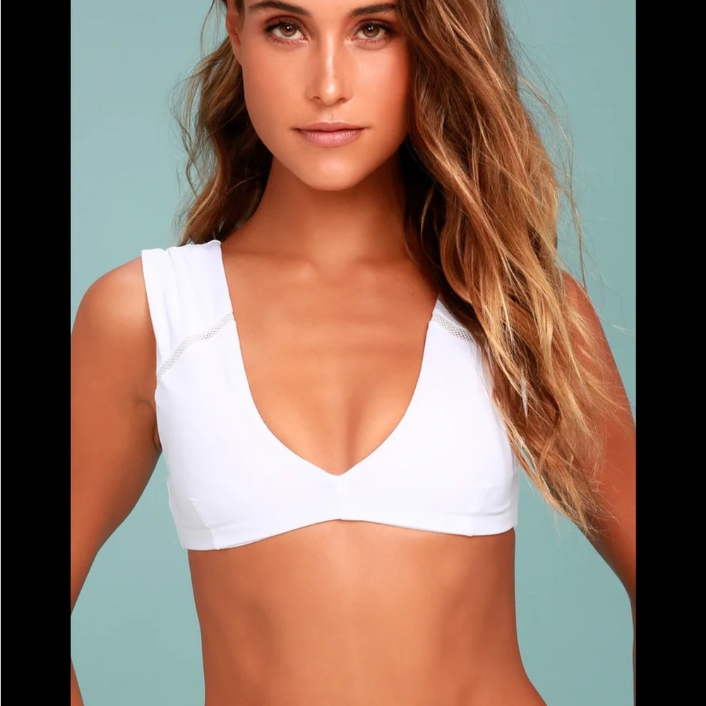 Lulus-Tavik Isabel white bikini top